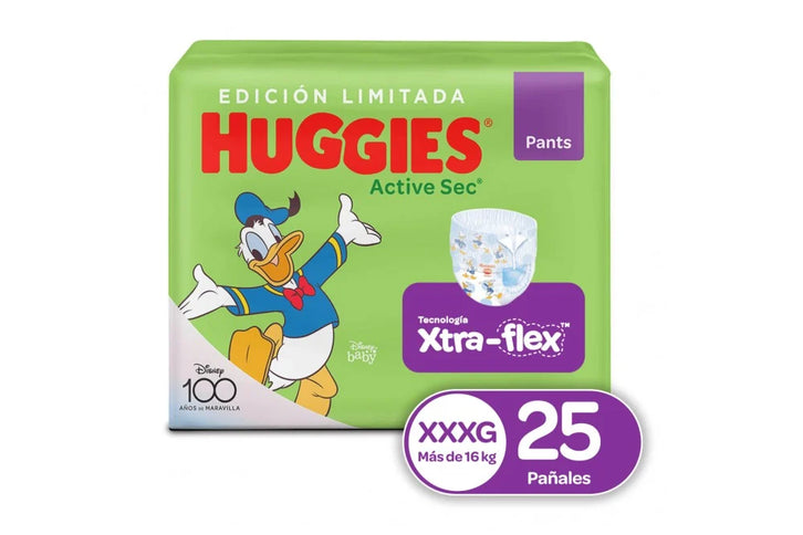 Pañales Huggies Active Sec 6/Xxxg 25Und Edición Disney