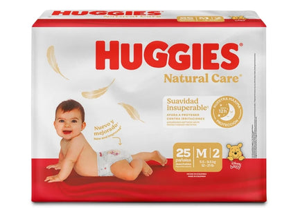 Pañales Huggies Natural Care Etapa 2 25 Unds