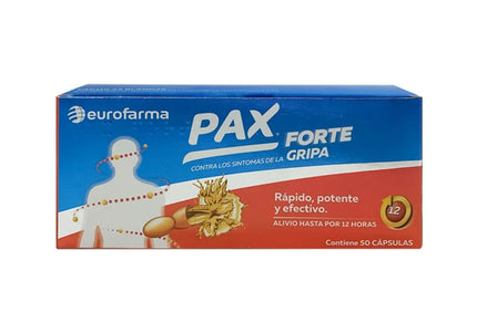 PAX FORTE 400 MG 50 CAPSULAS
