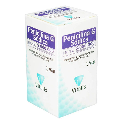 Penicilina G Sodi 5000000 U.I. 1 Ampolla Vt