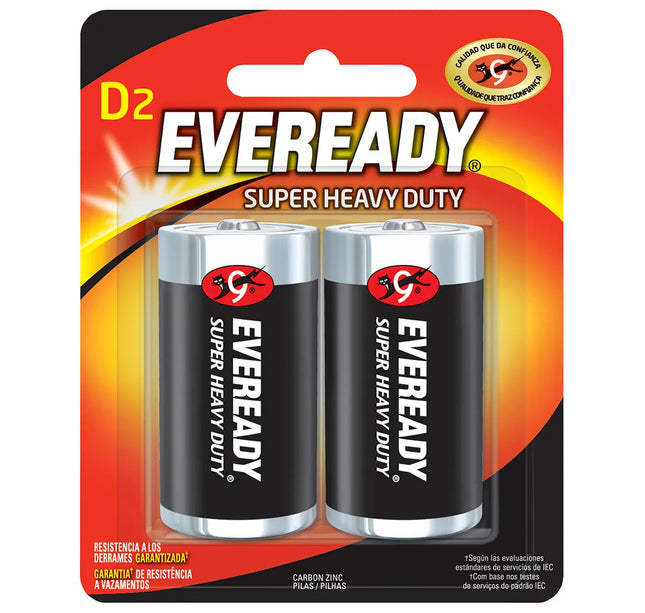 Pila Eveready Grande 2 Unidades