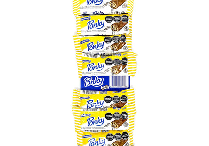 Ponky Crema Nucita Tira 8 Und