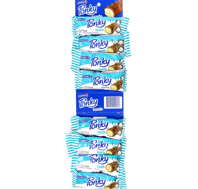 Ponky Vainilla Leche Tira 8 Und