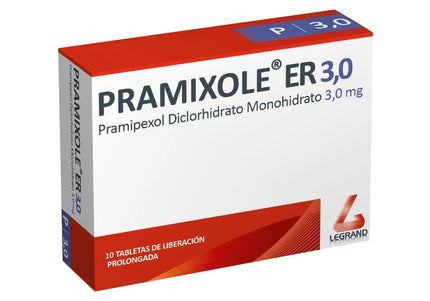 Pramixole Er 0.75 Mg 10 Tabletas