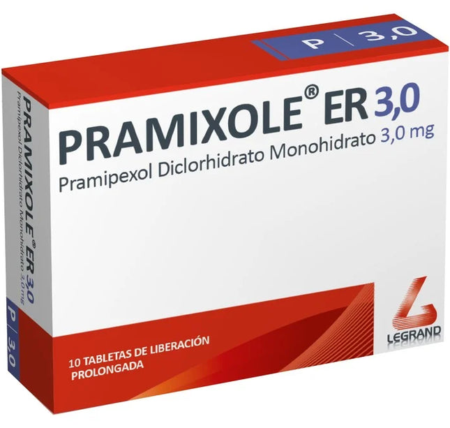 Pramixole Er 0.75 Mg 10 Tabletas
