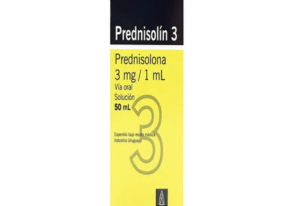 Prednisolin 3 3 Mg Solucion 50 Ml