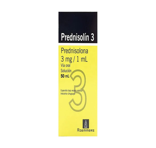 Prednisolin 3 3 Mg Solucion 50 Ml