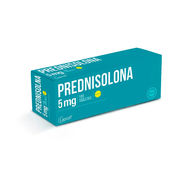 Prednisolona 5 Mg 100 Tabletas