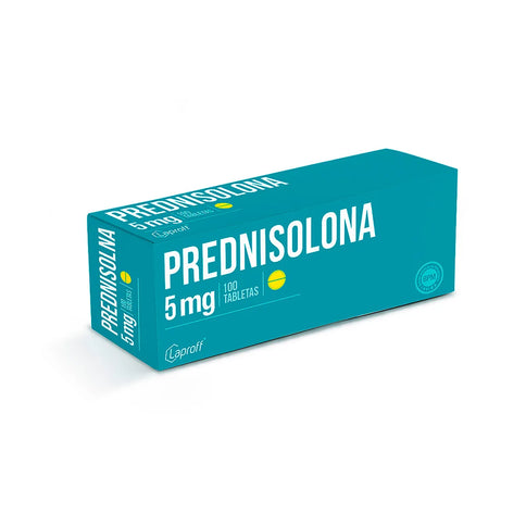 Prednisolona 5 Mg 100 Tabletas