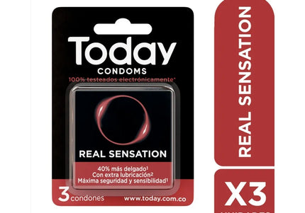Preservativo Today Real Sensation 3 Und