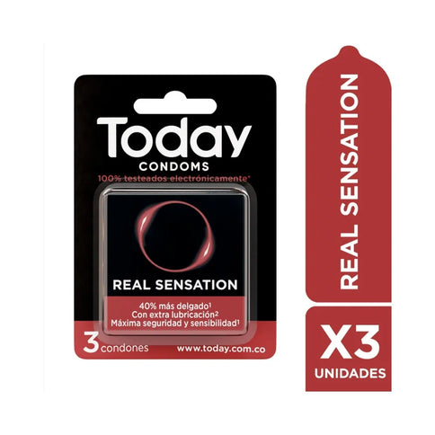 Preservativo Today Real Sensation 3 Und
