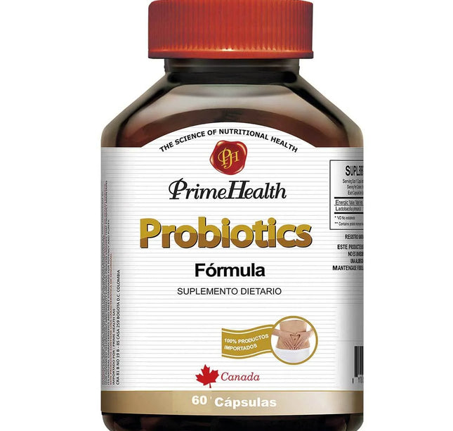Probioticos60 Capsulas Prime H.Nti