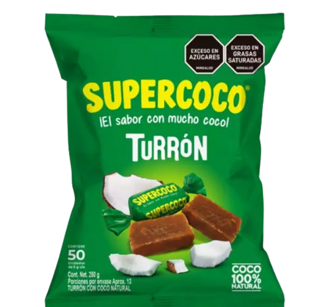 Supercoco Turron Bolsa 50 Und