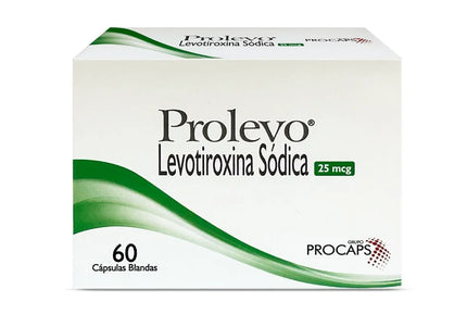 Prolevo 25 Mcg 60 Caps Blandas
