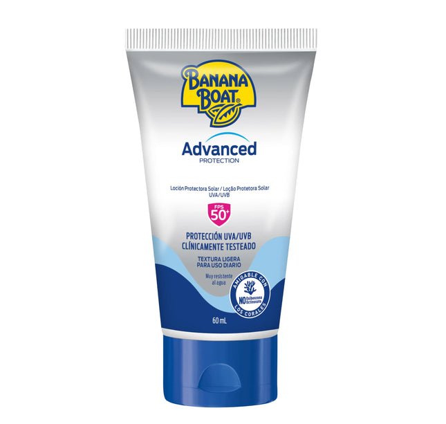Bloqueador Banana Advanced Protec Spf 50+ 60Ml