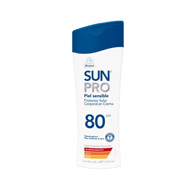 Bloqueador Sun Pro Piel Sens.Spf 80 220 Ml