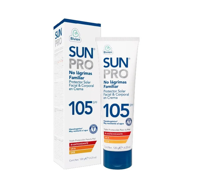 Protector Solar Sun Pro Spf105 120Gr + P.Fac 50Ml