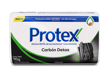 Jabón Protex Carbon Detox Antibacterial Bar 110Grs