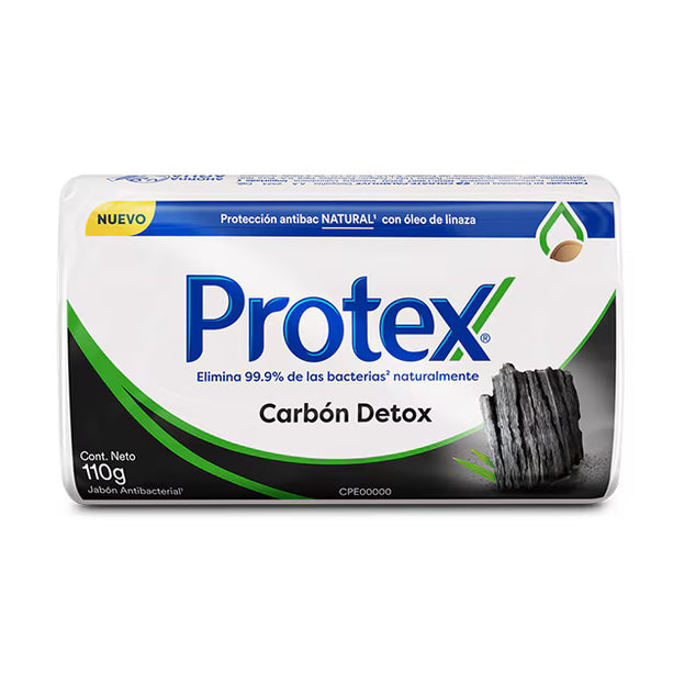 Jabón Protex Carbon Detox Antibacterial Bar 110Grs