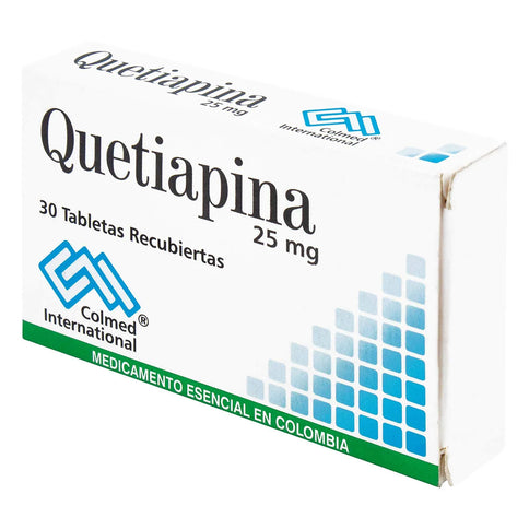 Quetiapina 25 Mg 30 Tbs