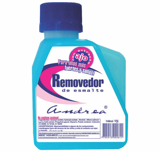 Removedor Andrea 140 Ml
