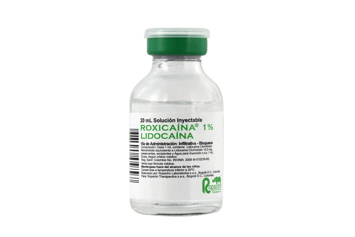 Roxicaina 1% Simple 20 Ml