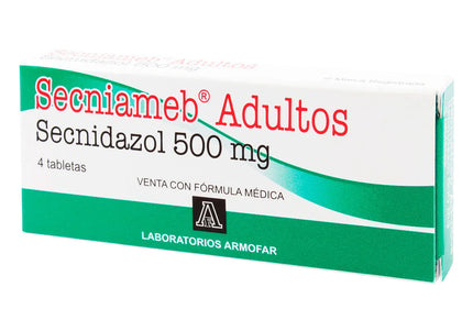 Secniameb Adultos 500 Mg 4 Tabletas
