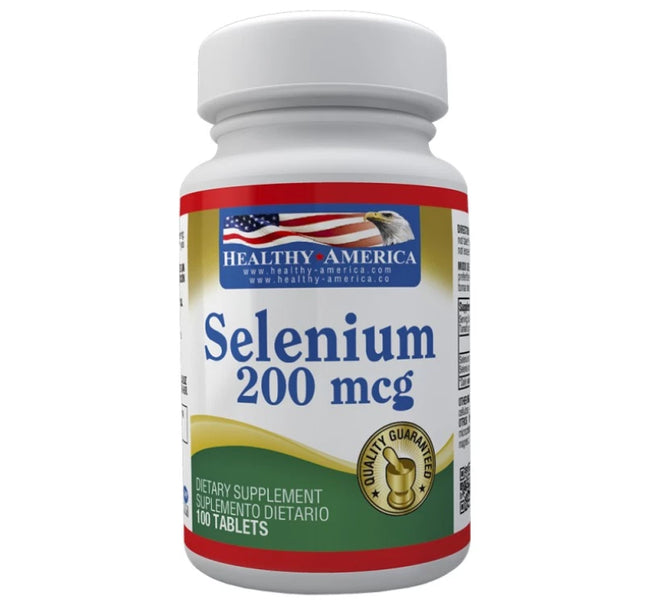 Selenium 200Mcg Healthy America 100Tab