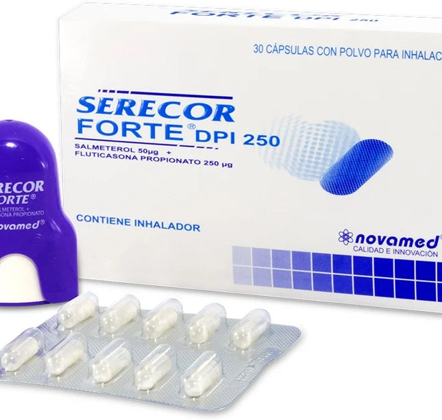Serecor Forte Dpi 250 30 Capsulas Con Inhalador