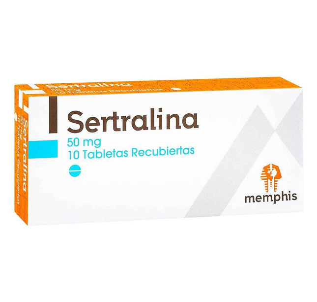 Sertralina 50 Mg 10 Tbs Rec Mp