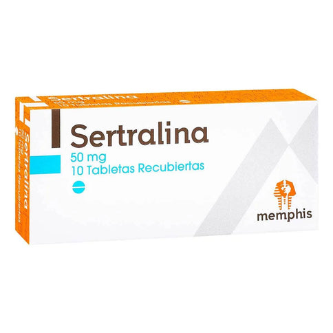 Sertralina 50 Mg 10 Tbs Rec Mp