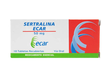Sertralina 50 Mg 10 Tabletas Ecar