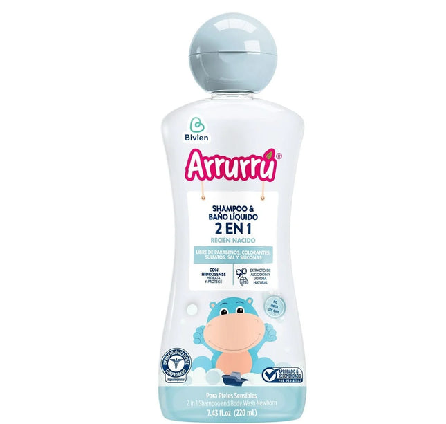 Champoo Arrurru Y Baño 2 En 1 220 Ml