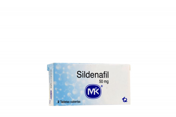 Sildenafil 50 Mg 2 Tabletas Mk