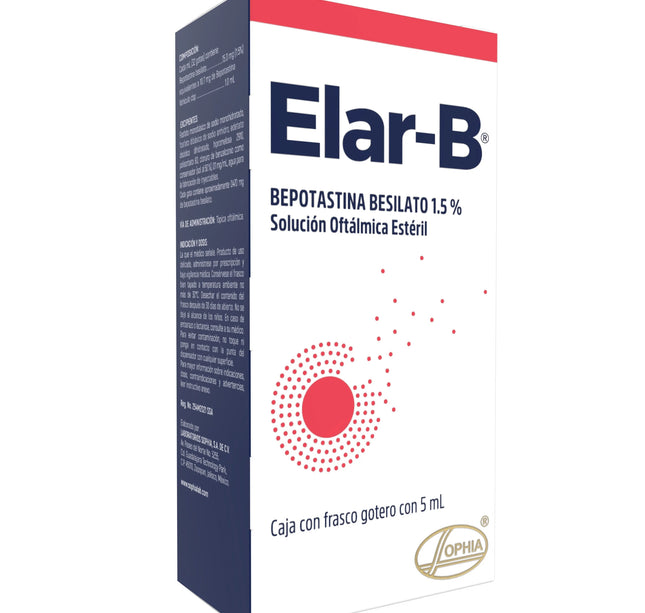 ELAR-B SOLU.OFTALMICA GOTERO 5ML