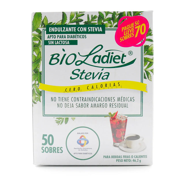Stevia Bioladiet 50 Sobres + 20 Sobres
