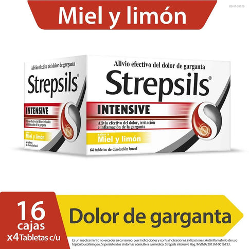 Strepsils Intensive 8.75 Mg X 64 Tabletas