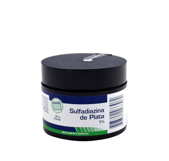 Sulfadiazina De Plata 1% Crema 30Grs Coa