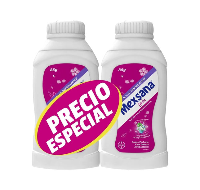 2 Talco Mexsana Lady 85 Gr