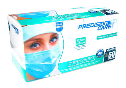 Tapabocas Eterna Adulto Azul 50 Unds