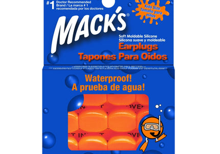 Tapones Para Oido Silicona Naranja 6 Pares