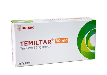 Temiltar 80 Mg 30 Tabletas