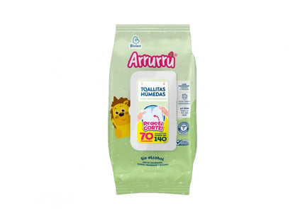 Toallitas Arrurru Aloe Practicorte 70 Und