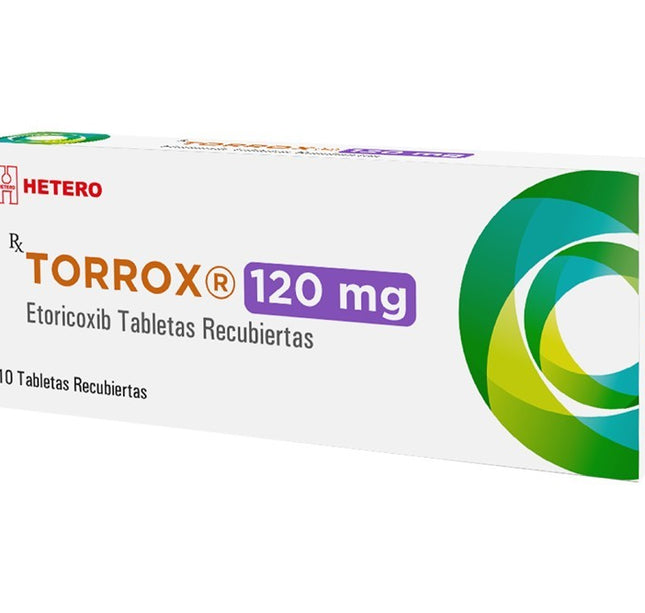 Torrox Etoricoxib 120 Mg 10 Tabletas