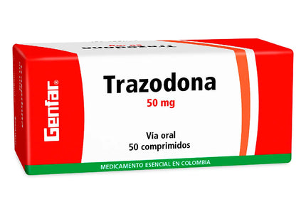 Trazodona 50 Mg 50 Tabletas Gf