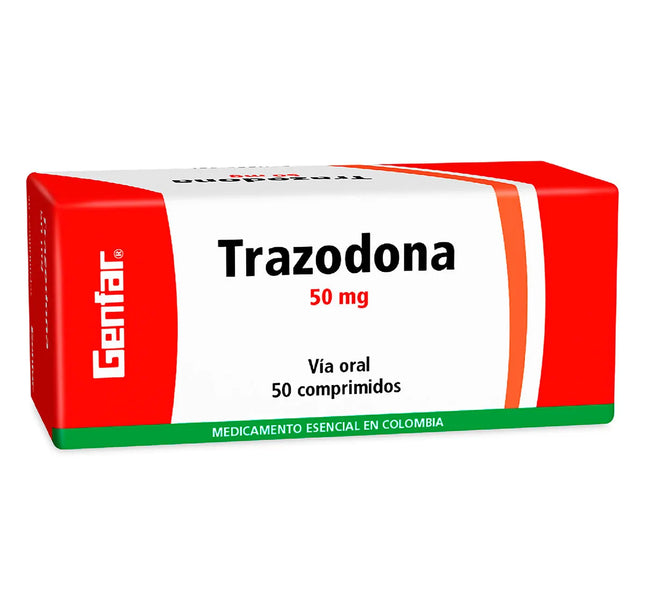 Trazodona 50 Mg 50 Tabletas Gf