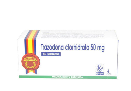Trazodona 50 Mg 50 Tabletas Rc