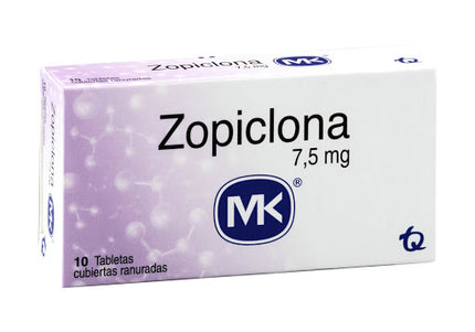 Zopiclona 7 5 Mg 10 Tabletas Mk