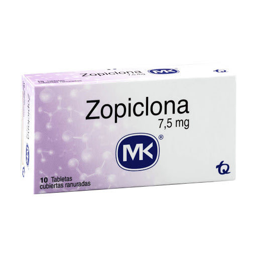 Zopiclona 7 5 Mg 10 Tabletas Mk