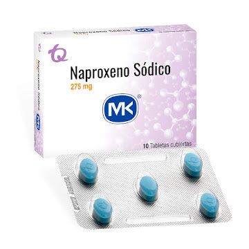 Naproxeno 275 Mg 10 Tabletas Mk